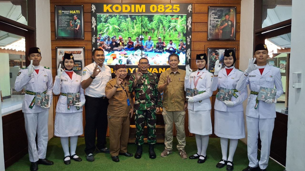 Dandim 0825/Banyuwangi Menerima Audiensi Duta Pancasila Purna Paskibraka Indonesia (DPPI) Tahun 2025