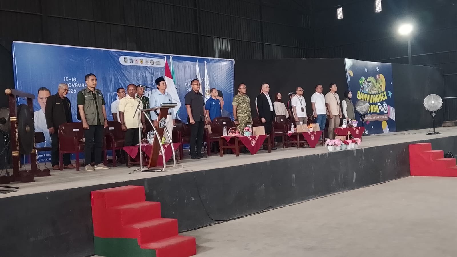 Pembukaan Kejurkab FORKI Banyuwangi 2025 Resmi Dimulai, Hall Banyuwangi Park Riuh oleh Atlet Karate
