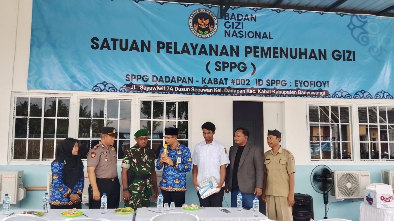 SPPG Makan Gizi Gratis Resmi Diluncurkan di Desa Dadapan, Wujud Nyata Kepedulian Generasi Sehat