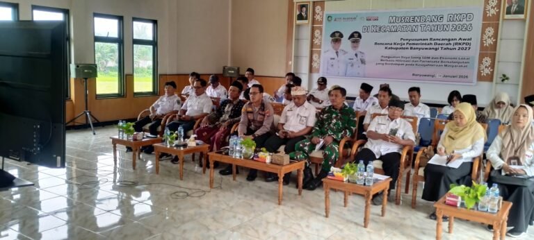 Peltu Ribut Suwarno Hadiri Pembukaan Musrenbang RKPD Kecamatan Kabat