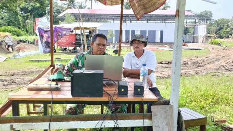 Babinsa Kalirejo Ikuti Evaluasi Kinerja Koperasi Desa Secara Virtual di KDKMP