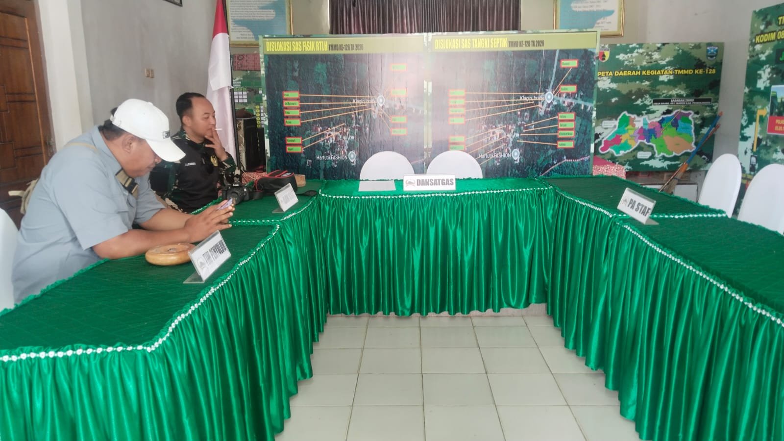 Posko TMMD ke-126 Kodim 0820/Probolinggo Jadi Pusat Kendali Pembangunan Desa  Probolinggo.