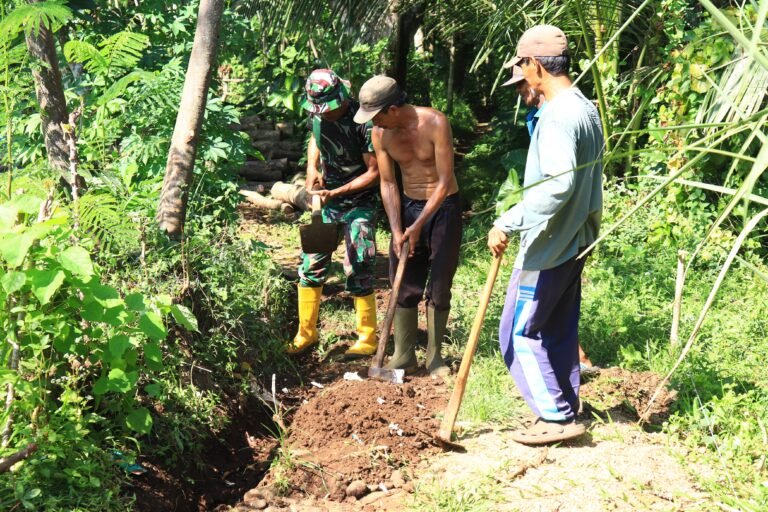 Kepala Desa Brabe Optimistis TMMD ke-128 Probolinggo Berdampak Positif bagi Warga. 