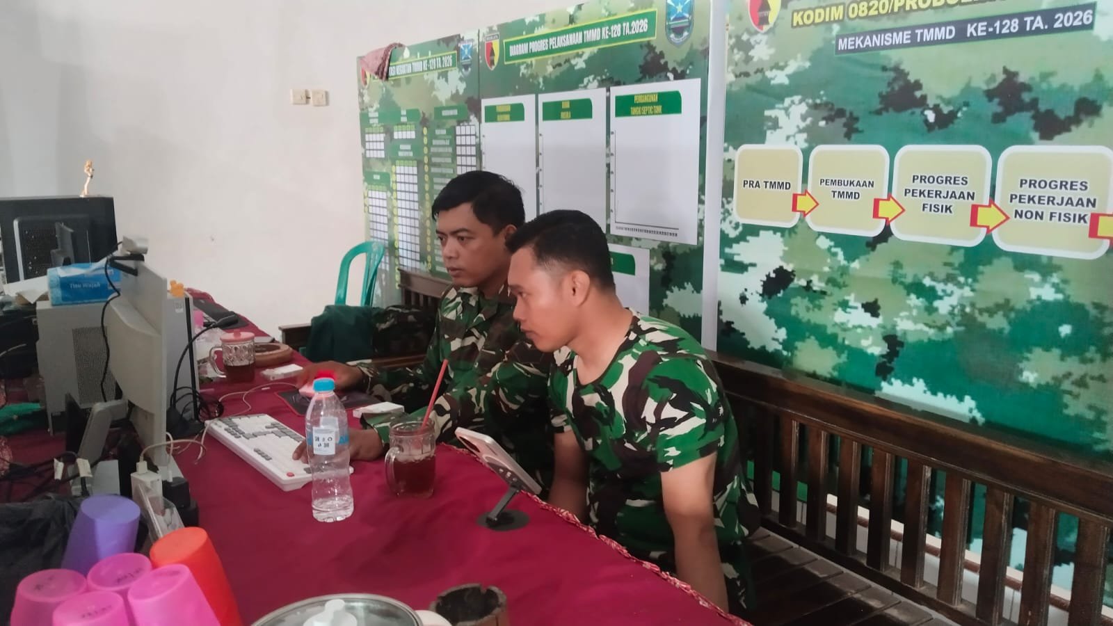 Progres TMMD Ke-128 di Desa Brabe Capai Tahap Signifikan, Kodim 0820 Probolinggo Sampaikan Laporan