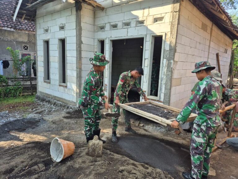 Rehab RTLH Milik Ibu Rafi’ah di Dusun Klagin Capai 85 Persen