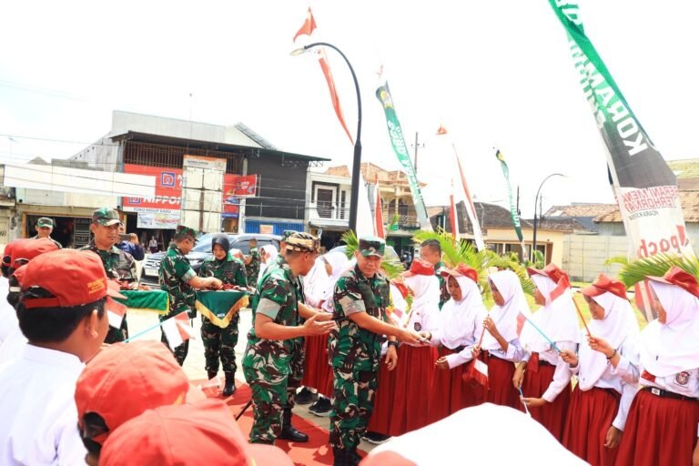Tim Wasev TMMD ke 128 Disambut Meriah Oleh Semua Lapisan Masyarakat