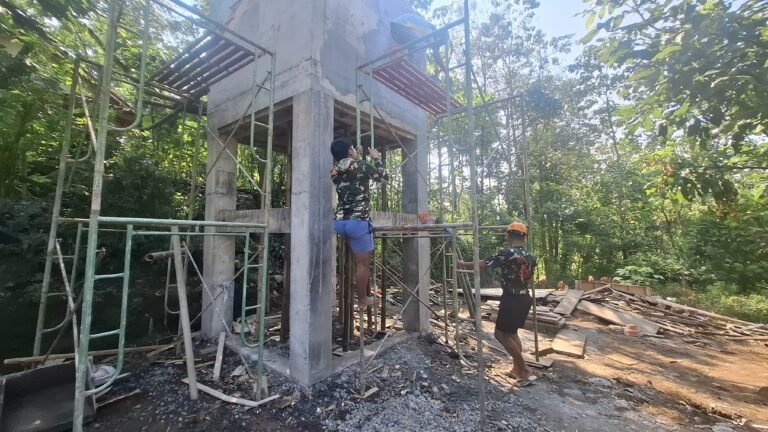 Pembangunan Tandon SPAM TMMD Ke-128 Capai 90 Persen, Pastikan Selesai Sesuai Target 